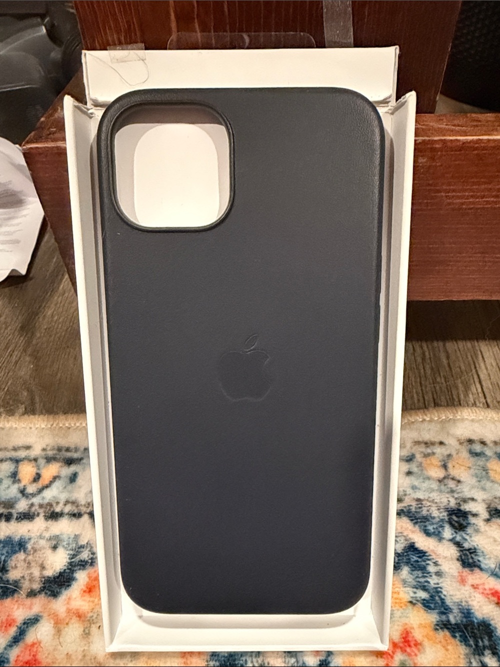 Apple iPhone 13 Leather Case - Midnight